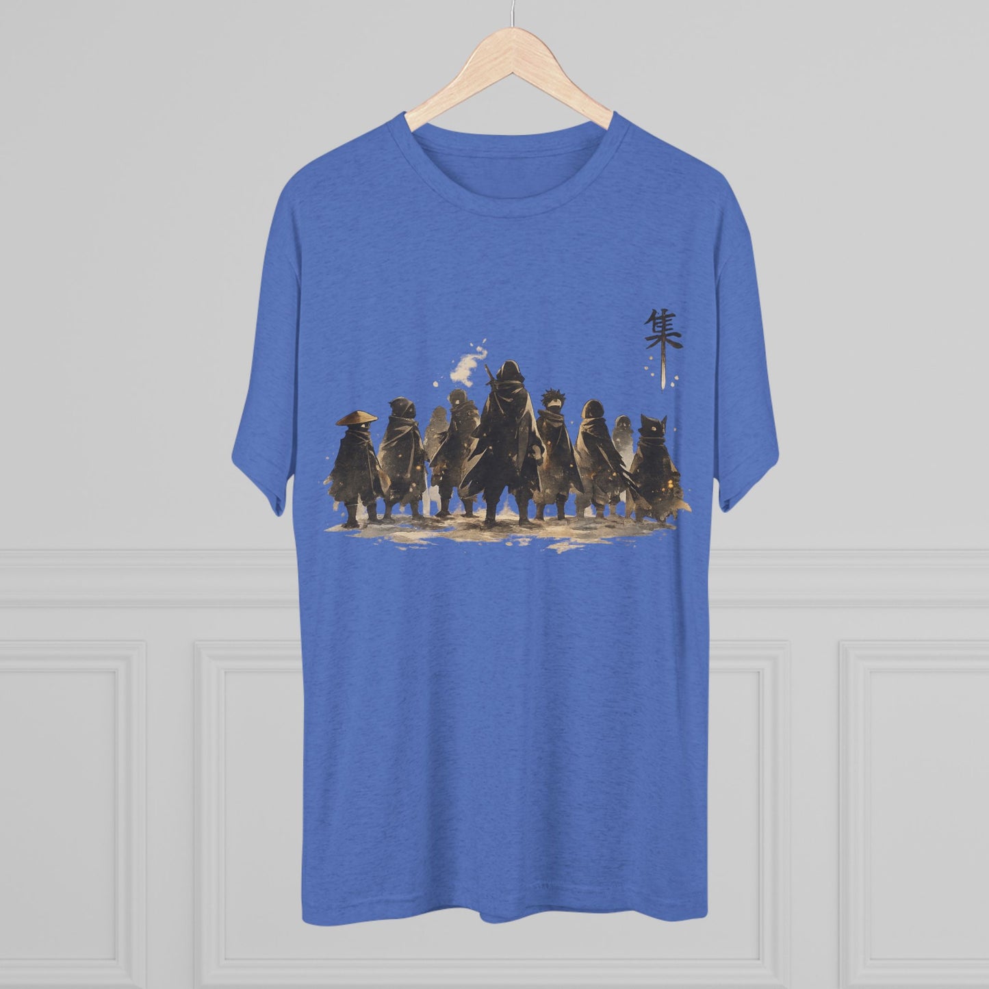 Samurai Squad Graphic Tee — Japanese Warrior Silhouette T-Shirt