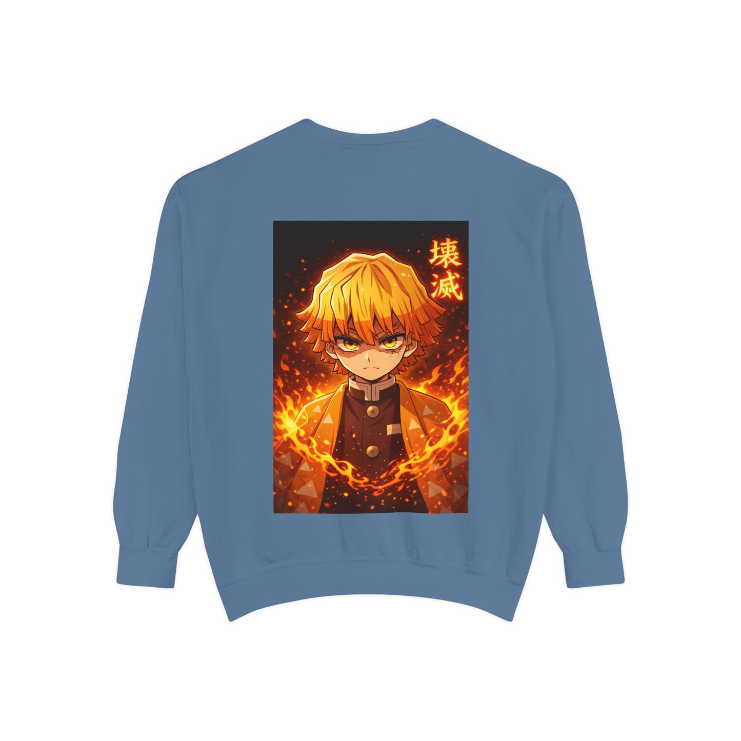 Demon Agatsuma Flame Graphic Sweatshirt Slayer