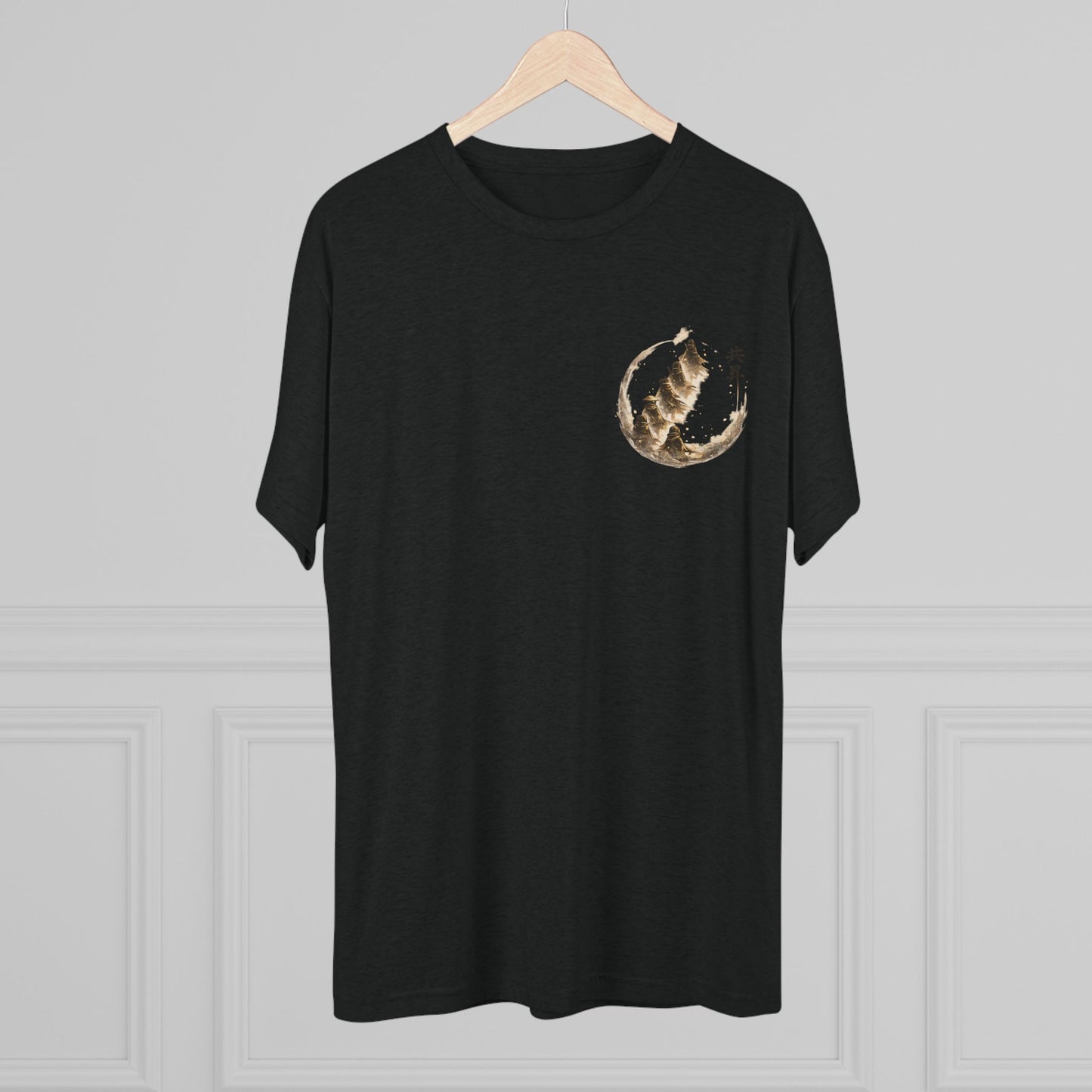 T-Shirt — Minimal Japanese Sumi-e Foxes Graphic Tee