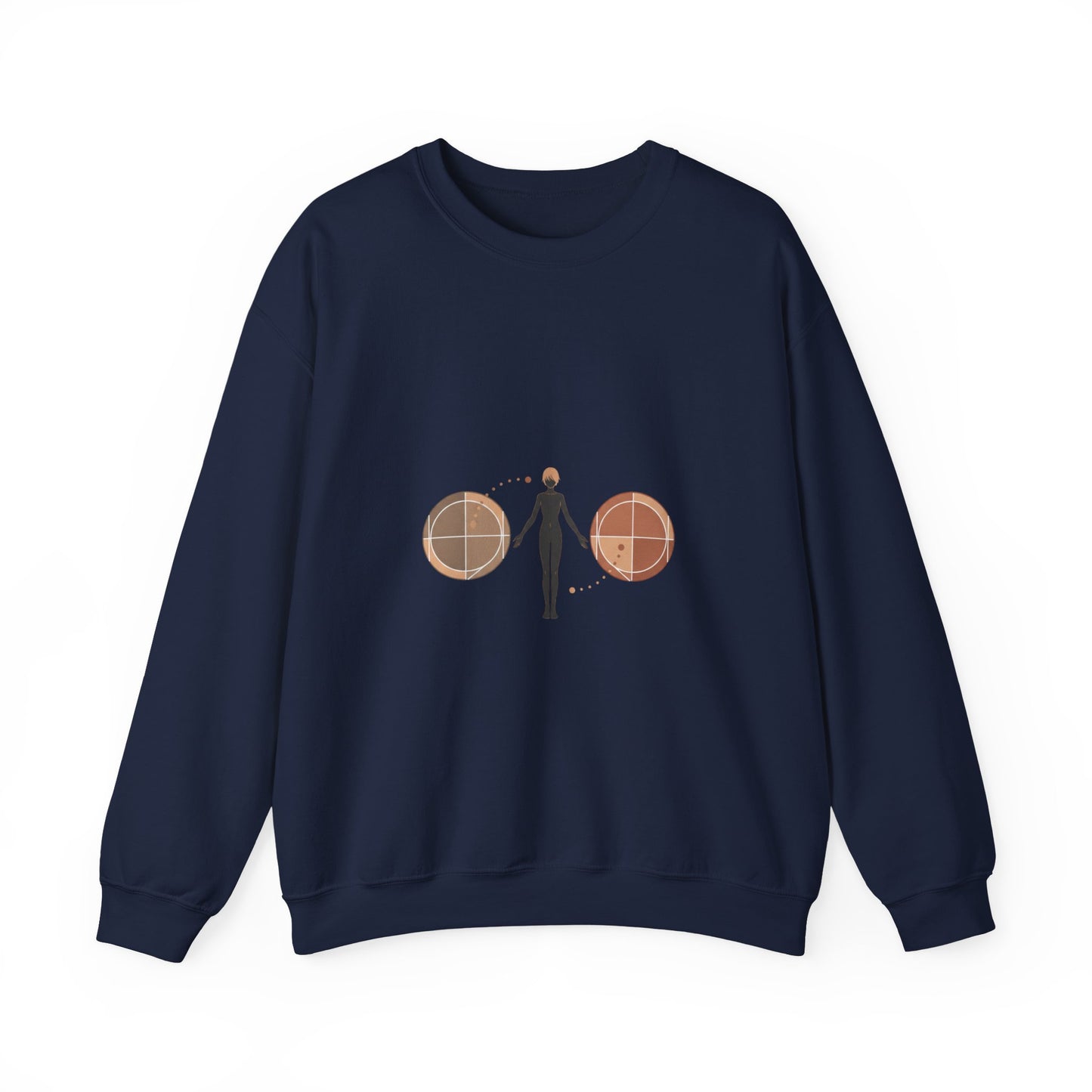 Stoic Minimalist Mantra Sweatshirt | modern mantra design, minimal philosophy