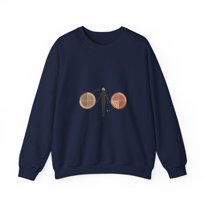 Stoic Minimalist Mantra Sweatshirt | modern mantra design, minimal philosophy