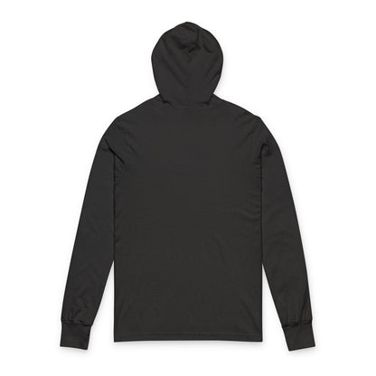 Hooded Long Sleeve Tee — Cozy Campfire Ninja Art Hooded Tee