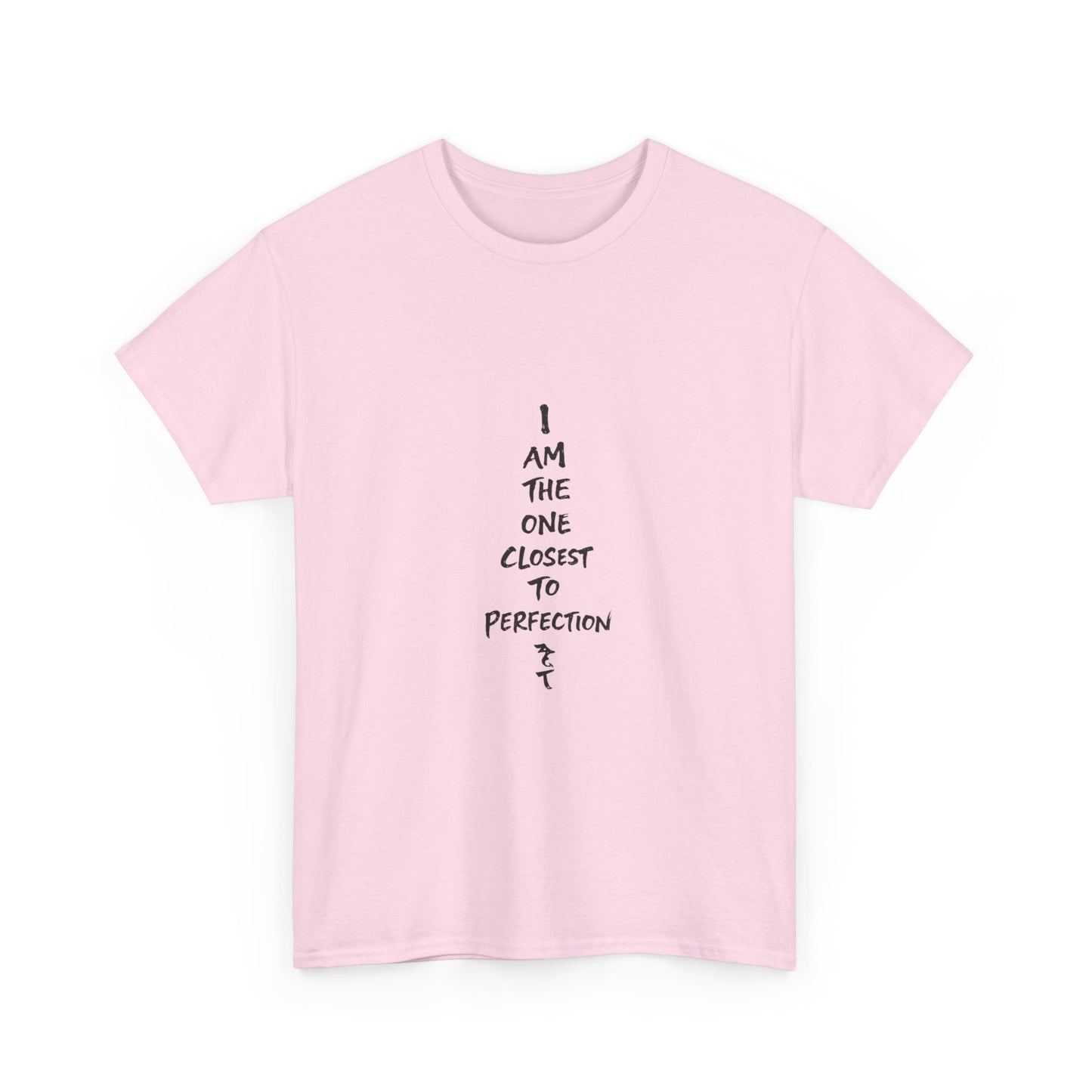 Graphic Anime T-Shirt — 'I Am The One Closest to Perfection' Graphic Tee