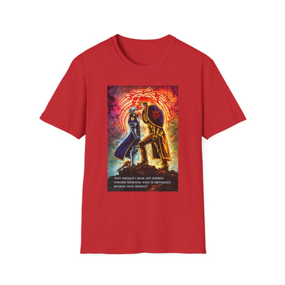Strength Without Hatred Tee — Anime Warrior Lion Graphic T-Shirt