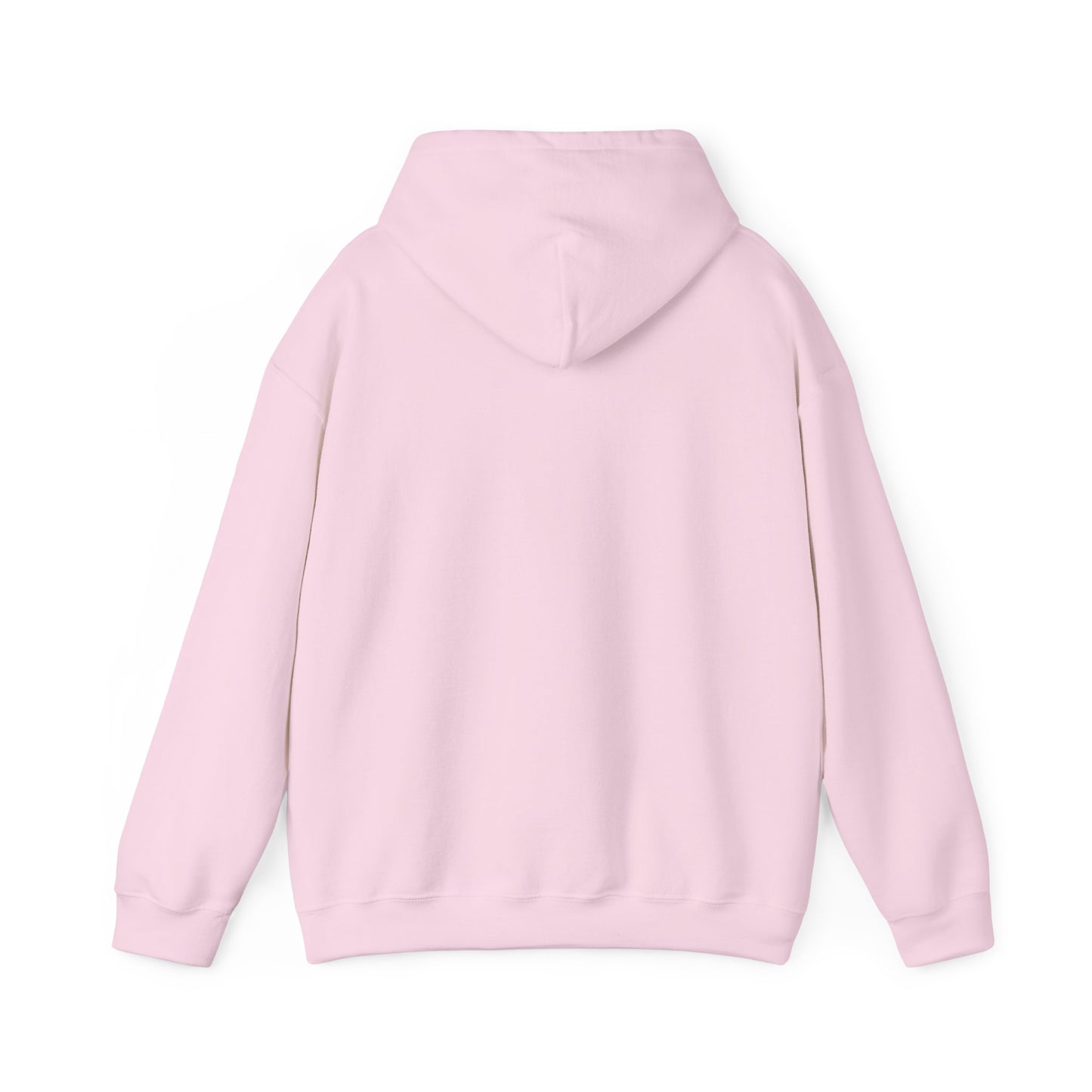 Control silhouette hoodie | person with glowing heart, angel wing brushstroke design