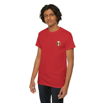 Samurai Moonback T‑Shirt — Japanese Warrior Graphic Tee