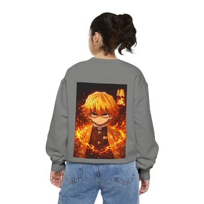 Demon Agatsuma Flame Graphic Sweatshirt Slayer