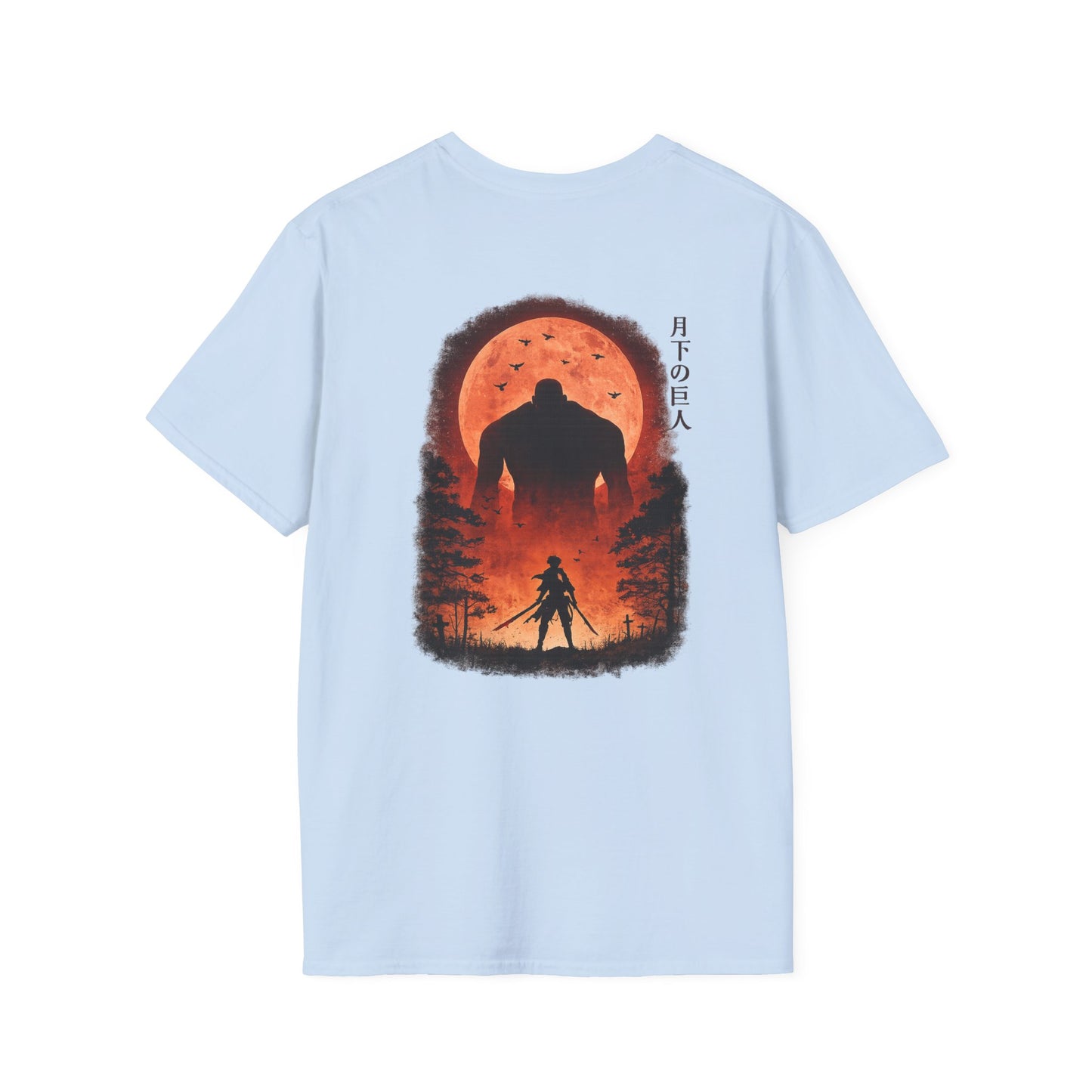 Samurai vs Titan Graphic T-Shirt — "Anybody Can Become a God or a Devil"