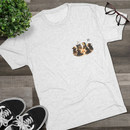 Anime Ninja Campfire Graphic Tee