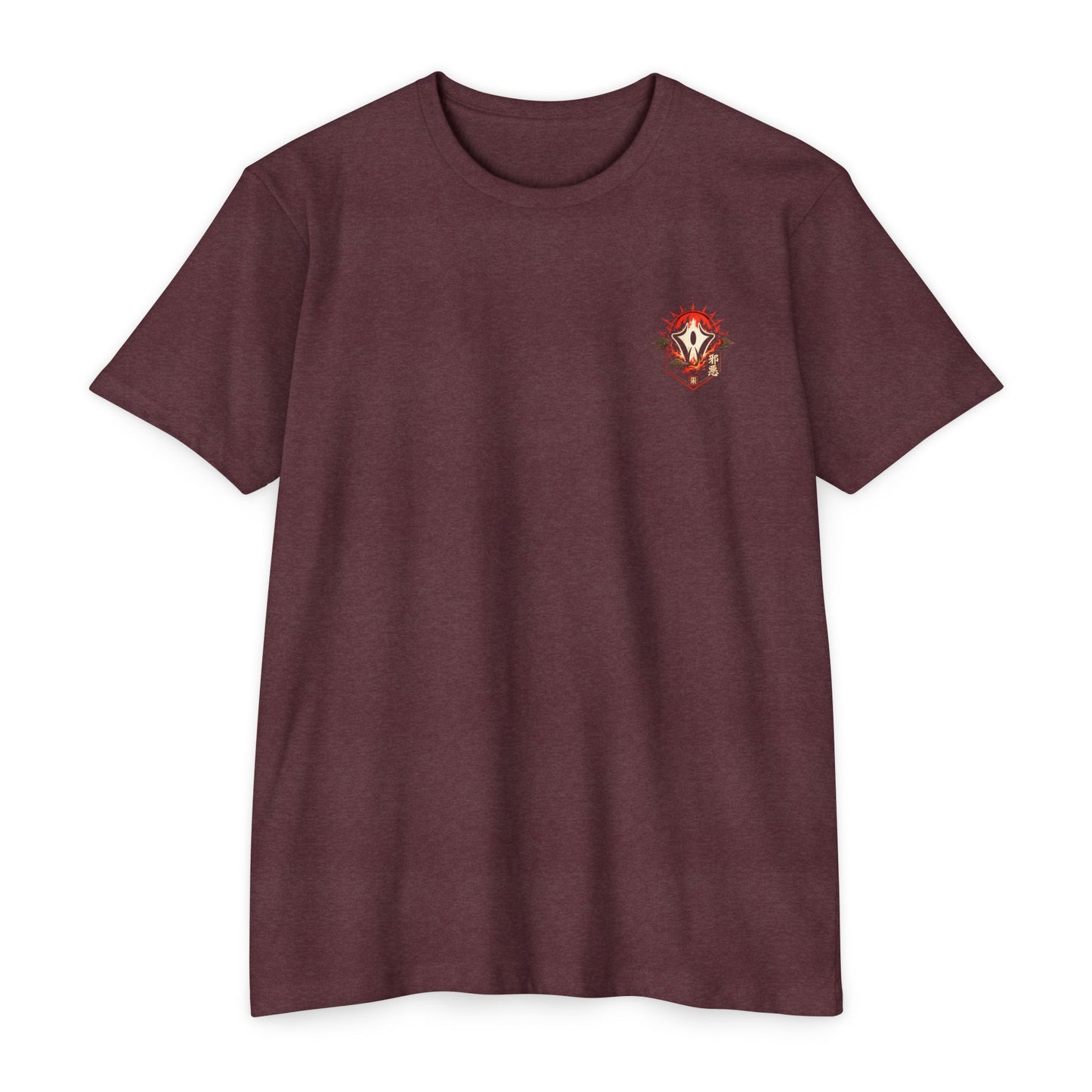 Anime Graphic T-Shirt — Red-Haired Warrior Back Print