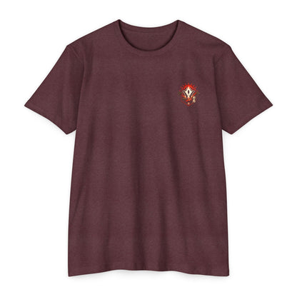 Anime Graphic T-Shirt — Red-Haired Warrior Back Print