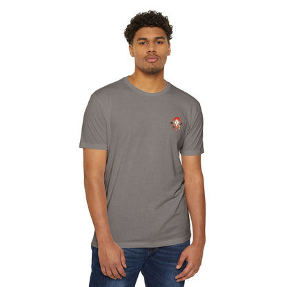 Anime Graphic T-Shirt — Red-Haired Warrior Back Print