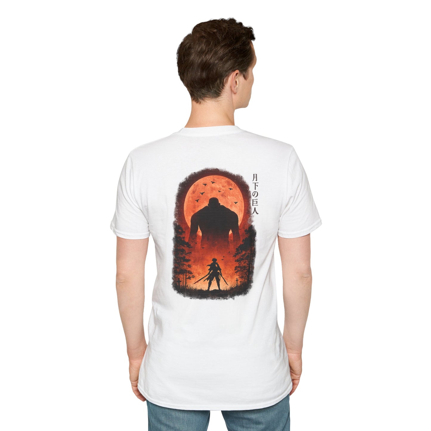 Samurai vs Titan Graphic T-Shirt — "Anybody Can Become a God or a Devil"