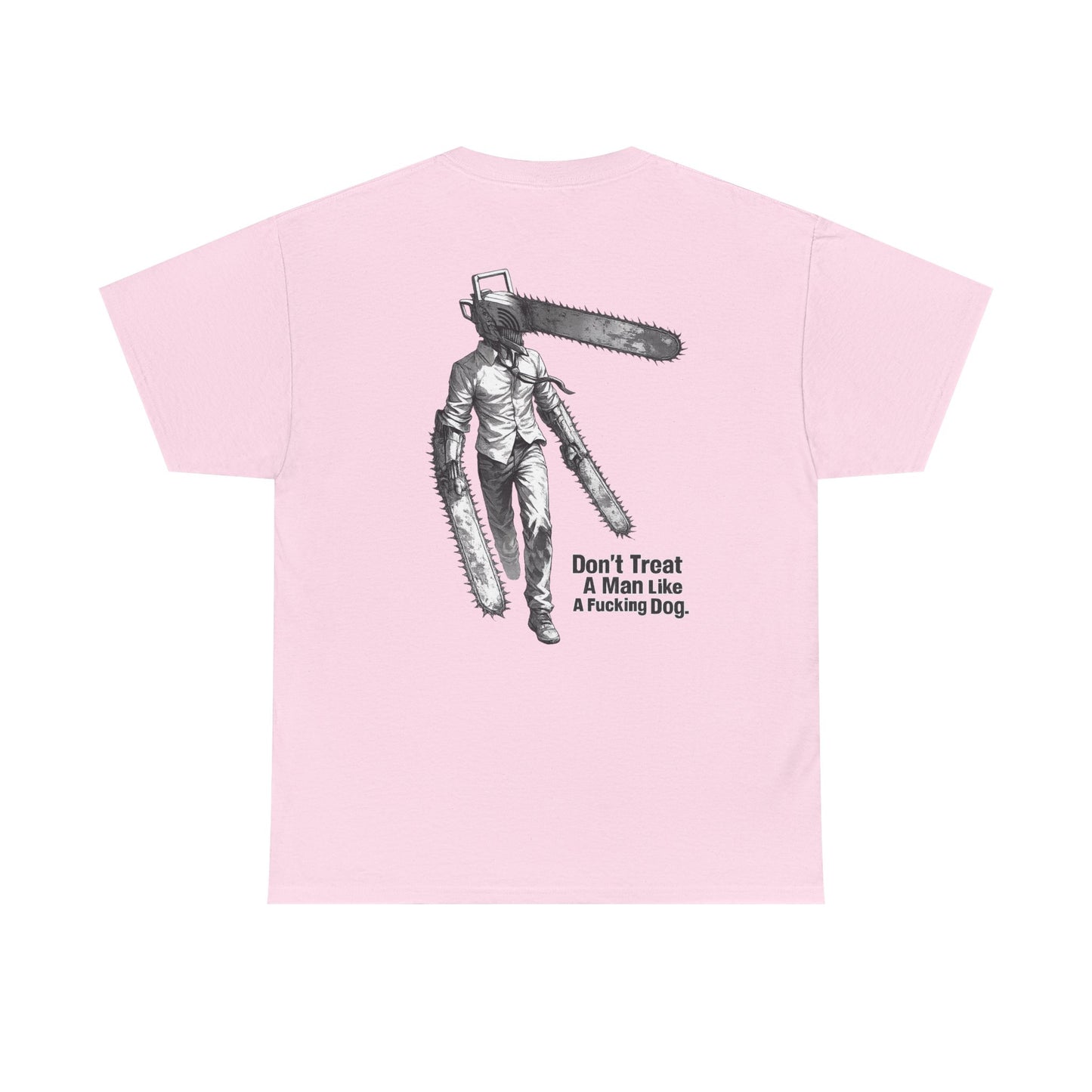 Devil Engine Graphic Tee — “Don’t Treat A Man Like A Fucking Dog” Manga Shirt