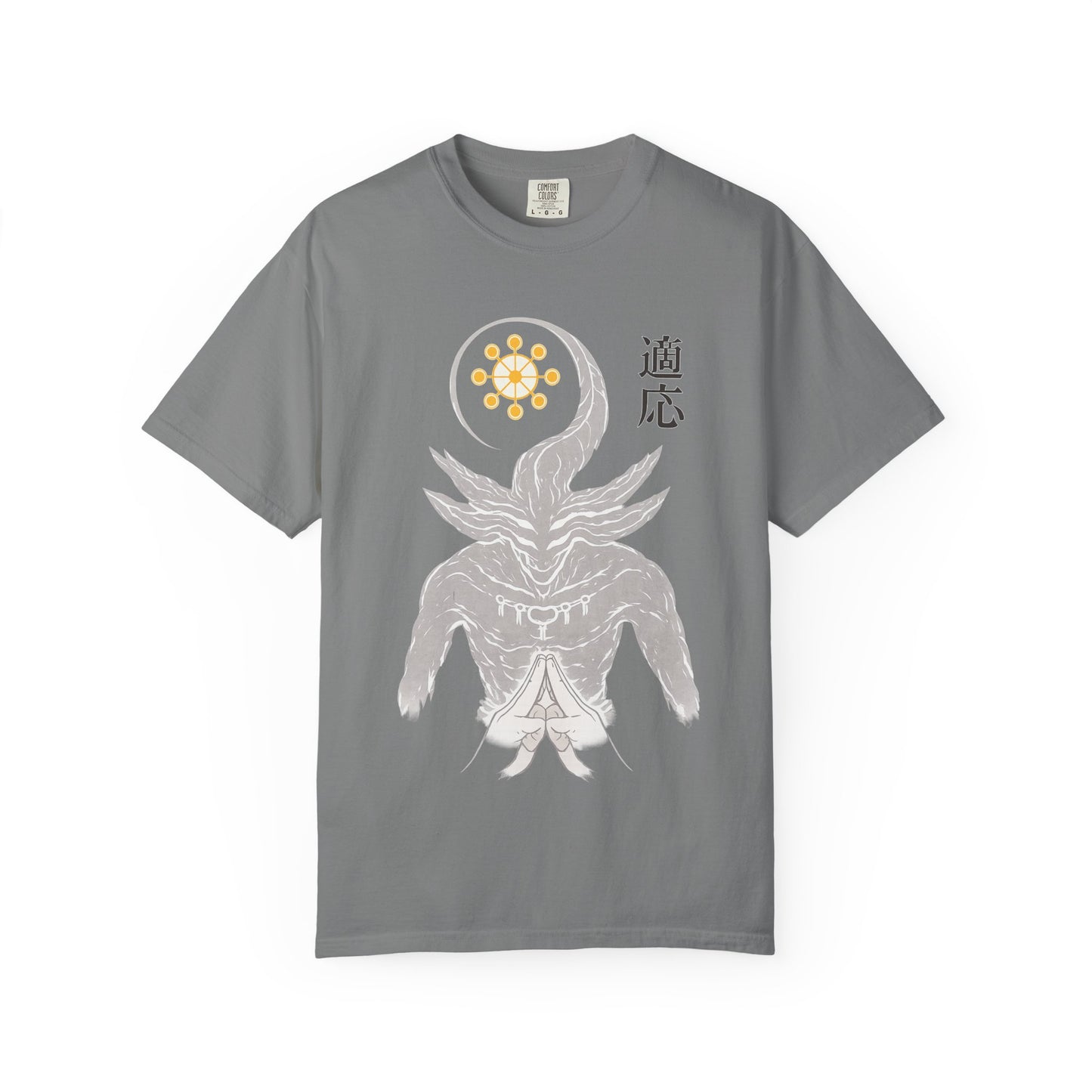 Demon sigil T-Shirt — Japanese “Adapt” Kanji Graphic Tee