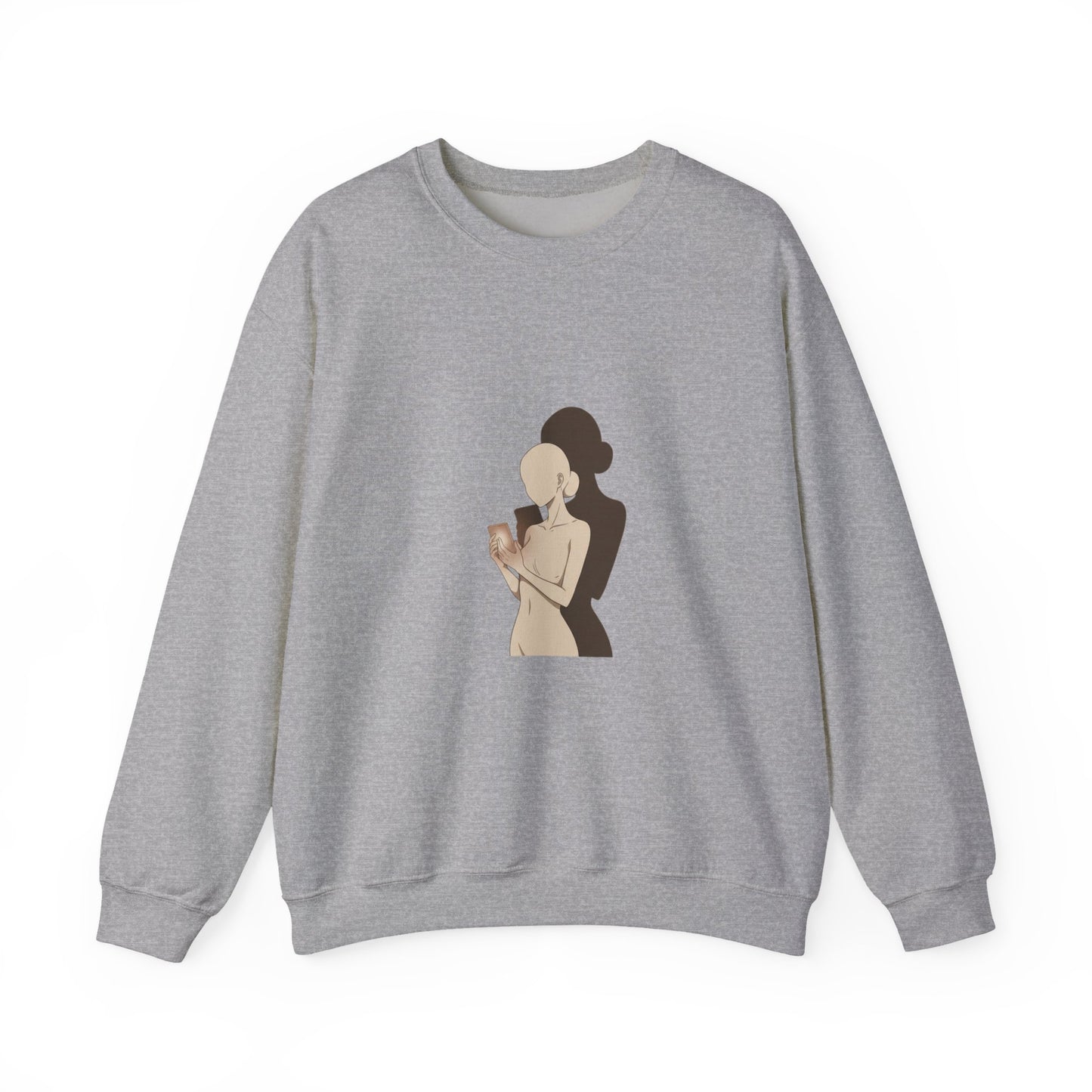 Morning Ritual Illustration Sweatshirt | cozy cafe, breakfast art