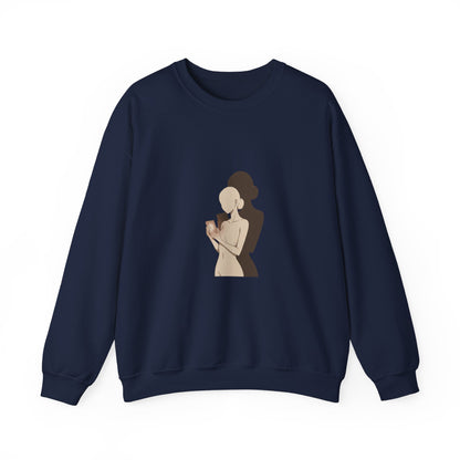 Morning Ritual Illustration Sweatshirt | cozy cafe, breakfast art
