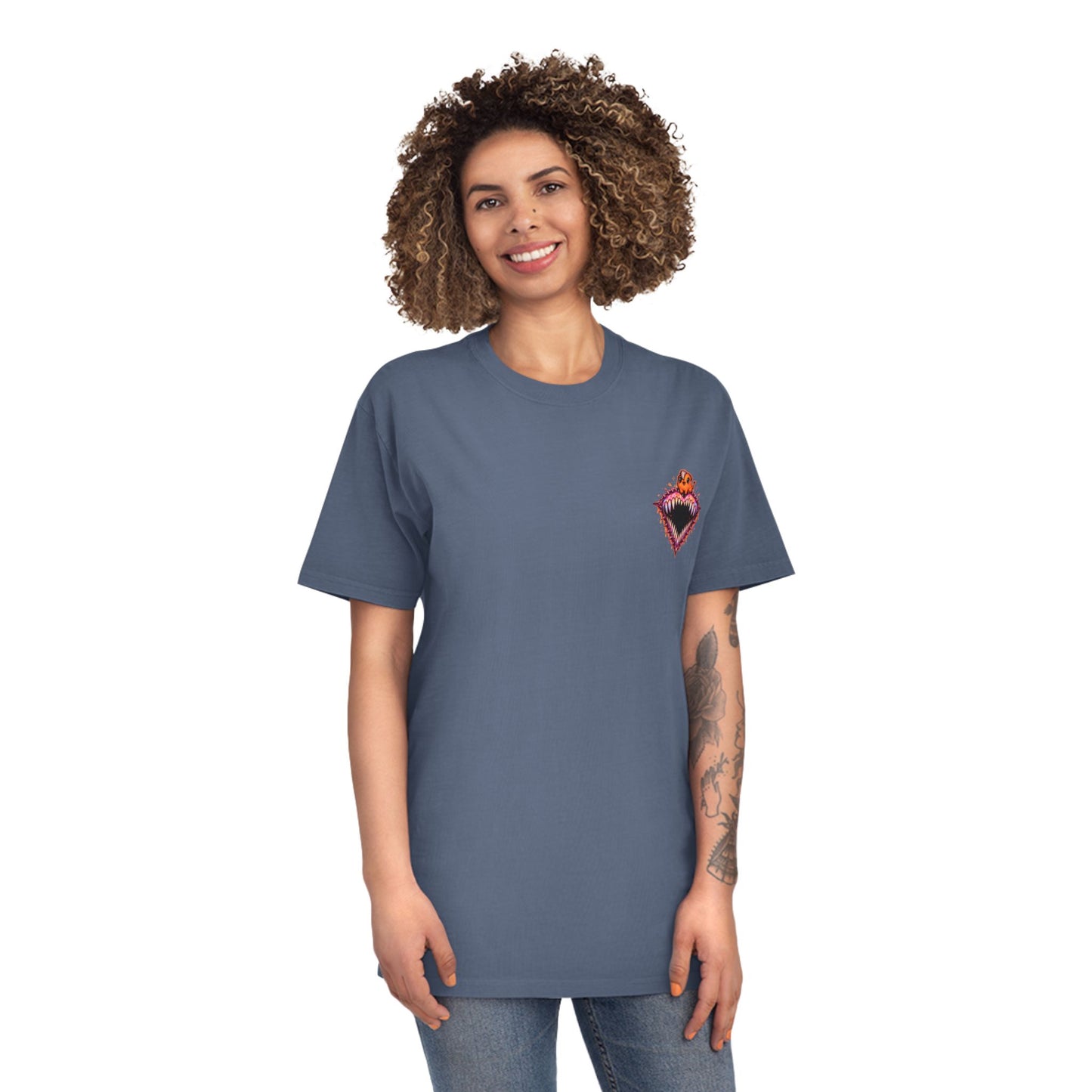 Devil Girl Anime Tee — Chainsaws & Devils Graphic Shirt