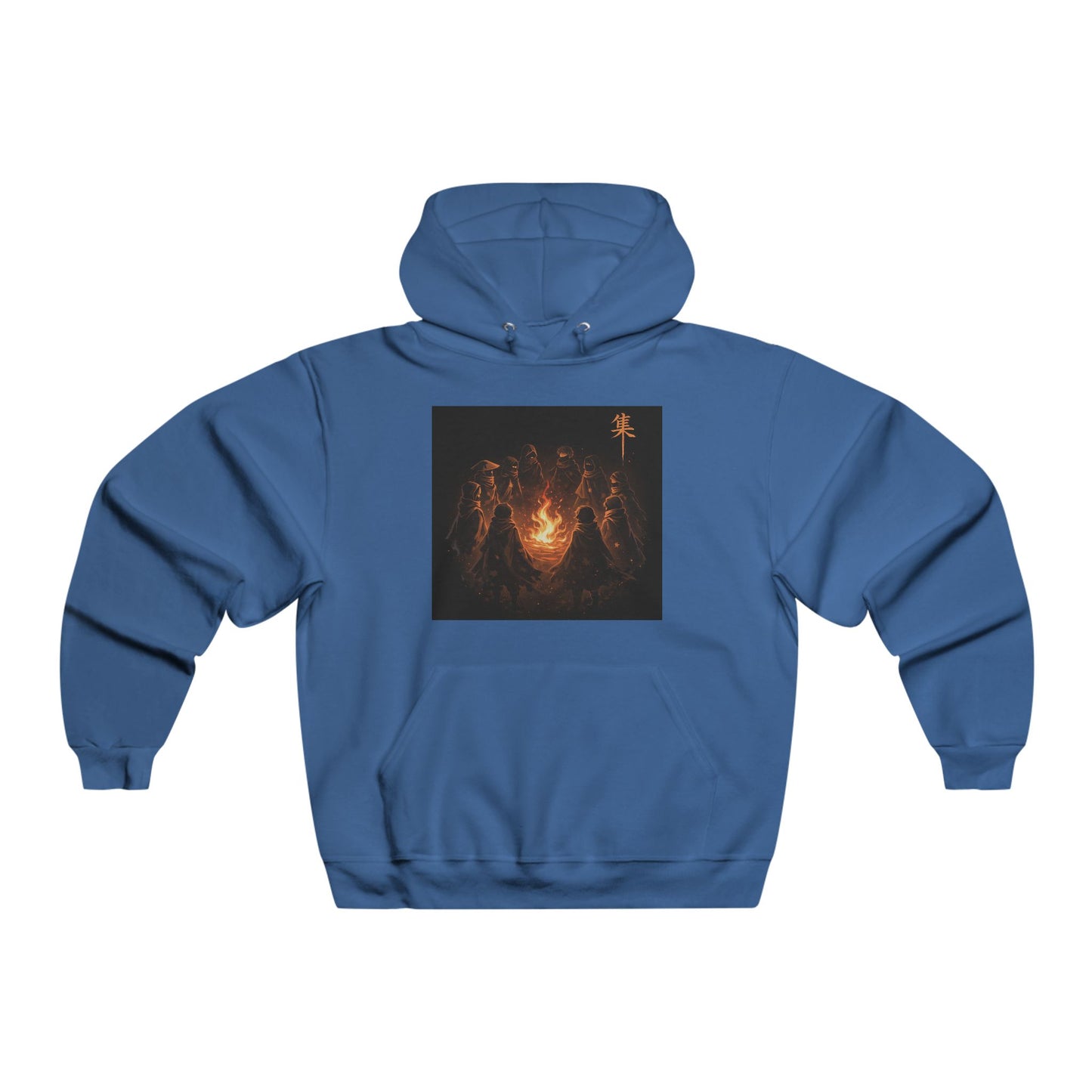 Hoodie - Spooky Campfire Skeletons Graphic Pullover