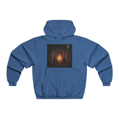 Hoodie - Spooky Campfire Skeletons Graphic Pullover