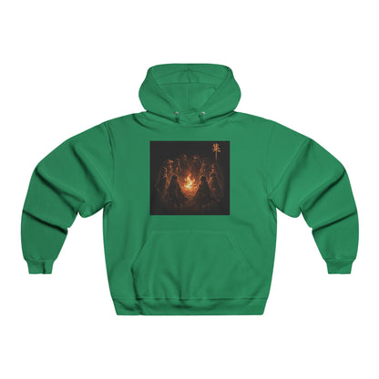 Hoodie - Spooky Campfire Skeletons Graphic Pullover