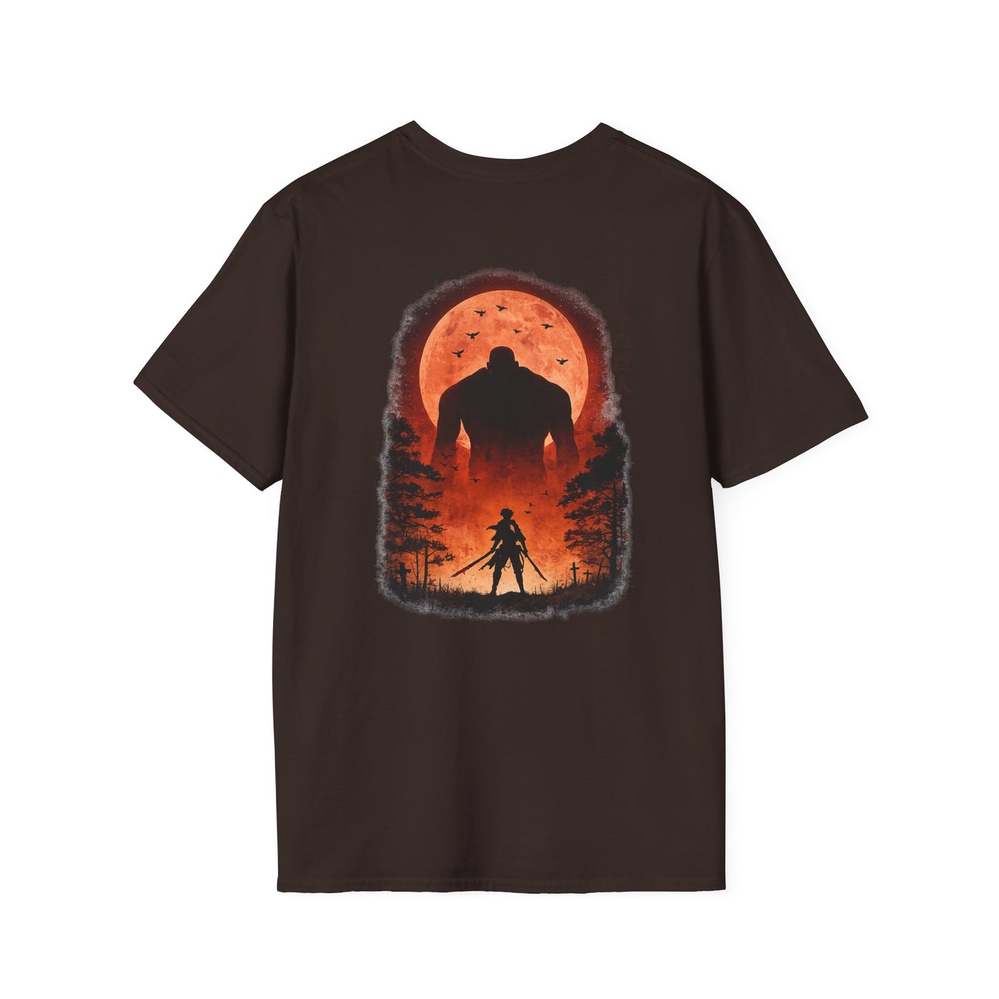 Samurai vs Titan Graphic T-Shirt — "Anybody Can Become a God or a Devil"