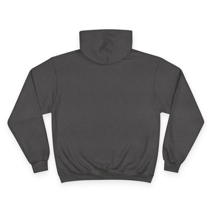 Again - Anime Inspired Champion Hoodie - Minimalist Manga Fighting Art - Unbothered Strength Design