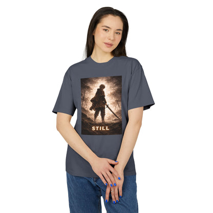 Knight silhouette STILL Tee | Fantasy warrior graphic shirt