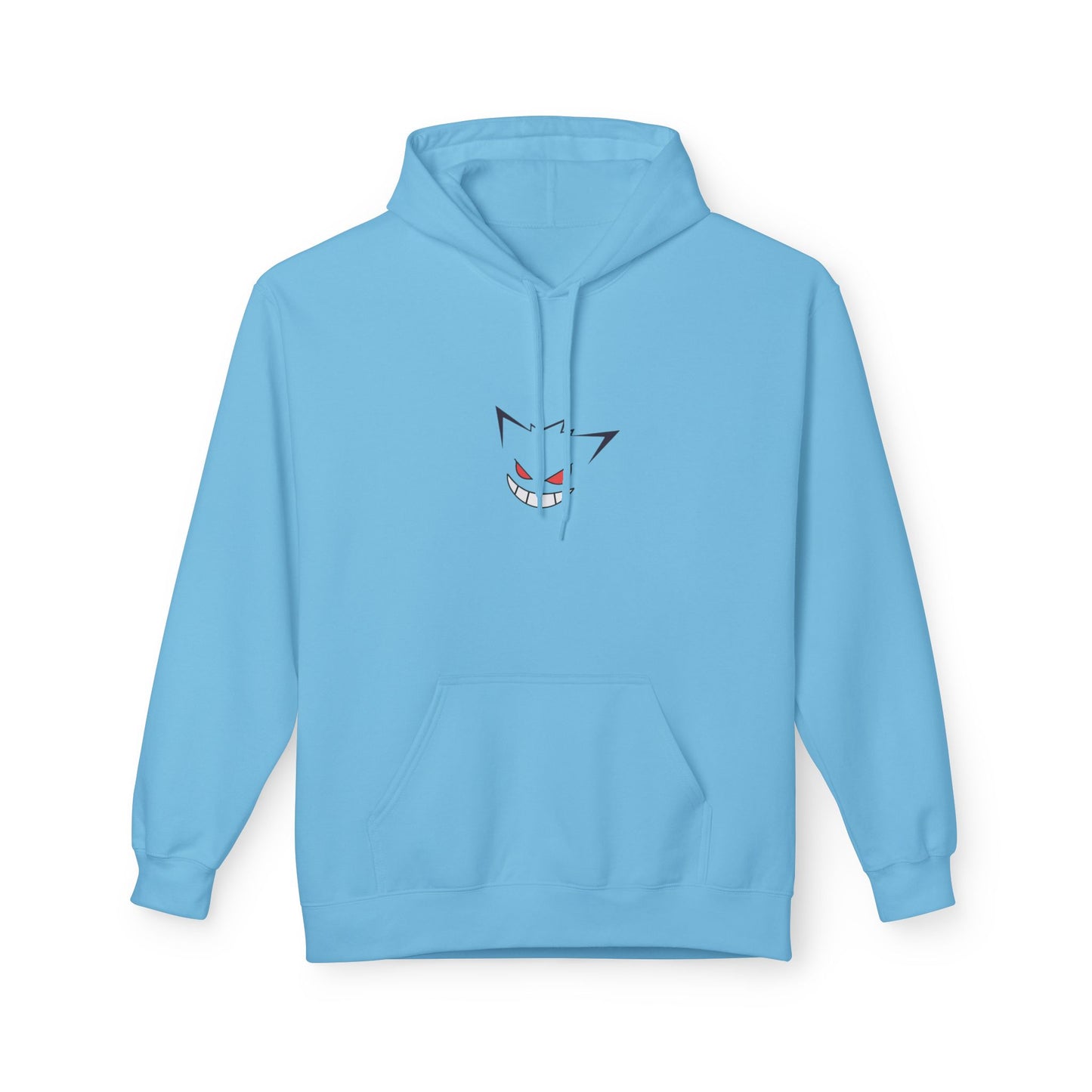 Horror Cat Hoodie — Japanese Kanji Dark Forest Graphic Pullover