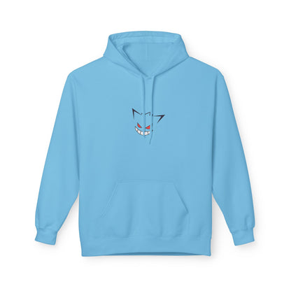 Horror Cat Hoodie — Japanese Kanji Dark Forest Graphic Pullover