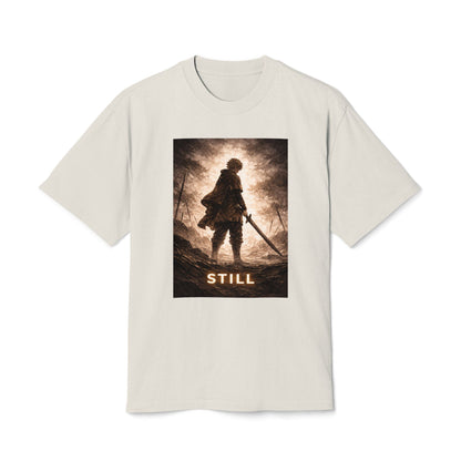 Knight silhouette STILL Tee | Fantasy warrior graphic shirt