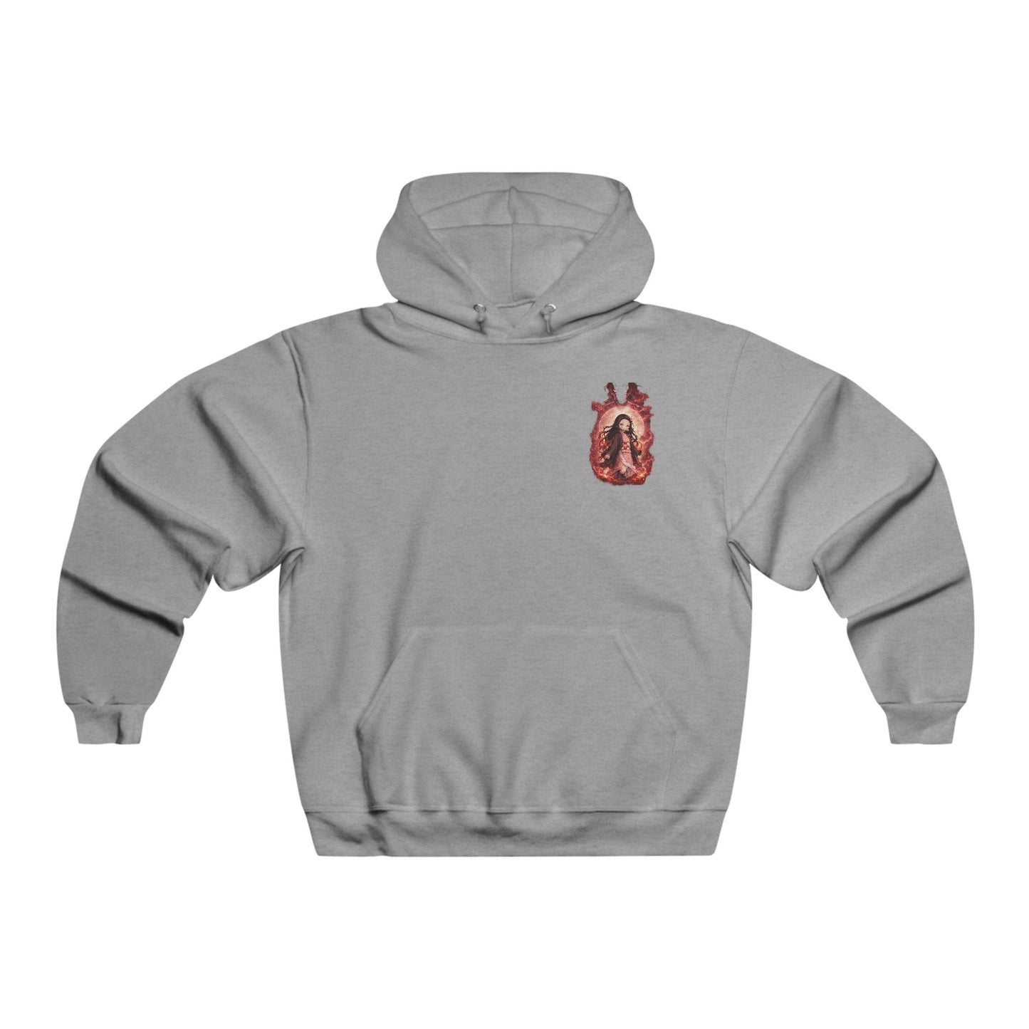 Flaming Guitar Graphic Hoodie — Rock Music Band Style Sweatshirt