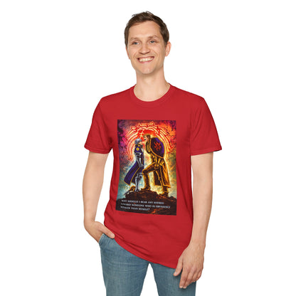 Strength Without Hatred Tee — Anime Warrior Lion Graphic T-Shirt