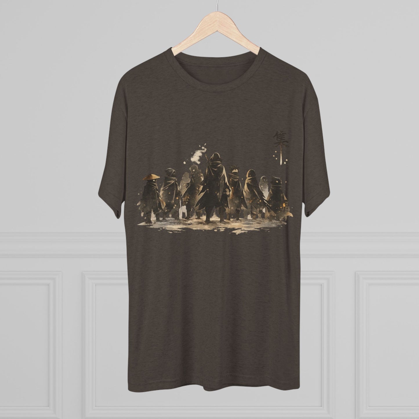 Samurai Squad Graphic Tee — Japanese Warrior Silhouette T-Shirt
