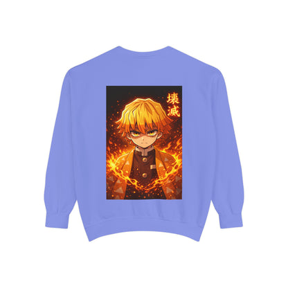 Demon Agatsuma Flame Graphic Sweatshirt Slayer