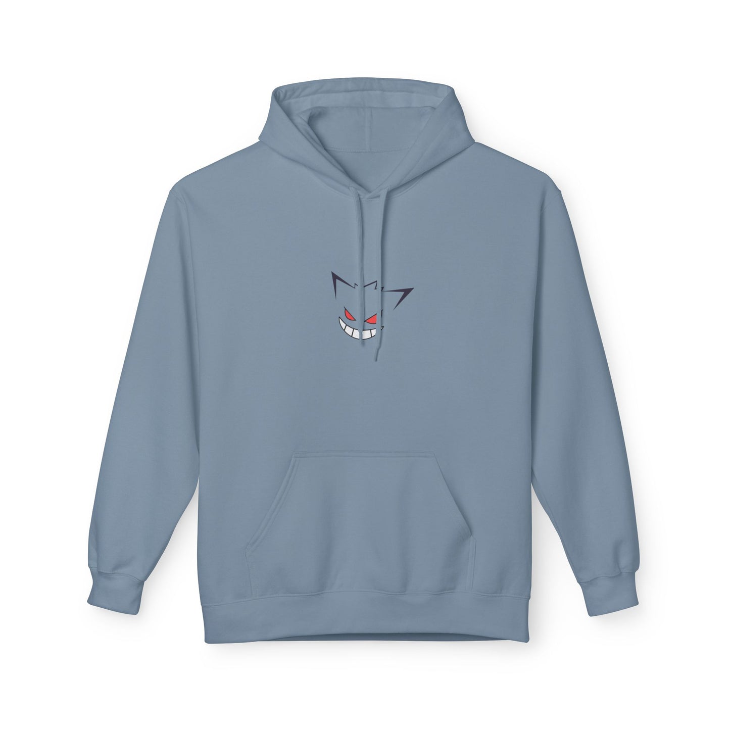 Horror Cat Hoodie — Japanese Kanji Dark Forest Graphic Pullover