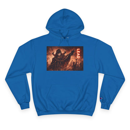 Grim Reaper Lead Hoodie | Dark Gothic Illustration, Warrior Cloak