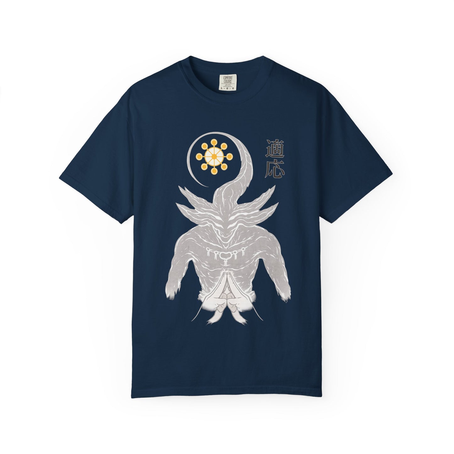 Demon sigil T-Shirt — Japanese “Adapt” Kanji Graphic Tee
