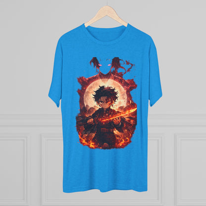 Anime Fire Sword Graphic Tee