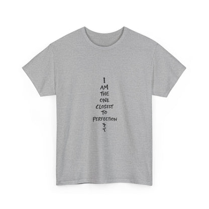 Graphic Anime T-Shirt — 'I Am The One Closest to Perfection' Graphic Tee