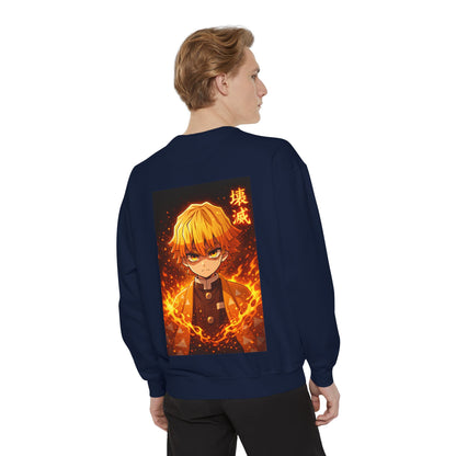 Demon Agatsuma Flame Graphic Sweatshirt Slayer