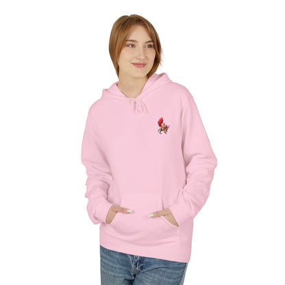 Hero Emblem Hoodie — Chibi Hero Mid-Punch Minimalist Anime Design