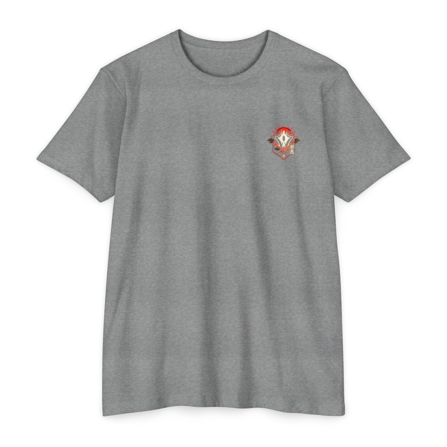 Anime Graphic T-Shirt — Red-Haired Warrior Back Print