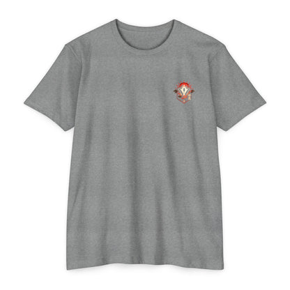 Anime Graphic T-Shirt — Red-Haired Warrior Back Print