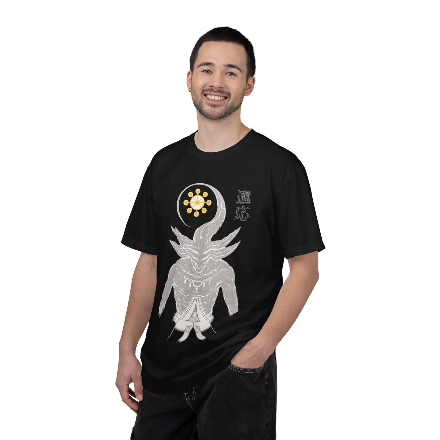 Demon sigil T-Shirt — Japanese “Adapt” Kanji Graphic Tee