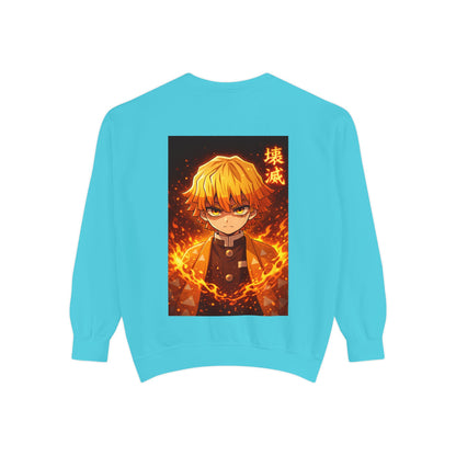 Demon Agatsuma Flame Graphic Sweatshirt Slayer