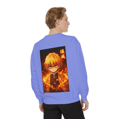 Demon Agatsuma Flame Graphic Sweatshirt Slayer
