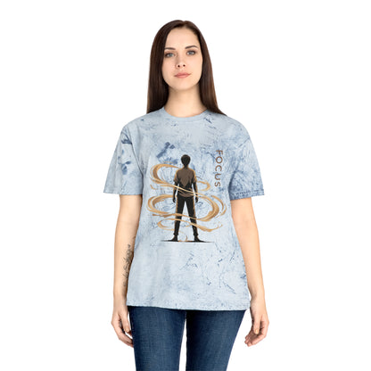 Focus silhouette tee | T-Shirt | Inspirational, silhouette with swirling energy
