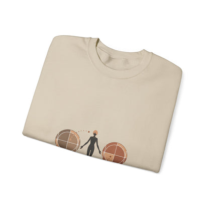 Stoic Minimalist Mantra Sweatshirt | modern mantra design, minimal philosophy
