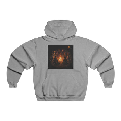 Hoodie - Spooky Campfire Skeletons Graphic Pullover